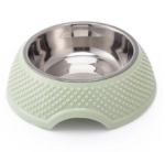 ظرف غذا و آب سگ  مدل استیل گرد
