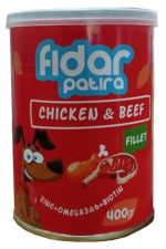کنسرو غذای سگ فیدار پاتیرا مدل مرغ و گوشت وزن 400 گرم - Image 2