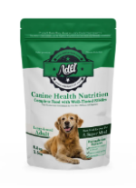 غذای خشک سگ بالغ نژاد بزرگ ادل مدل گوشت شتر مرغ پاکت وزن 2.5 کیلوگرم