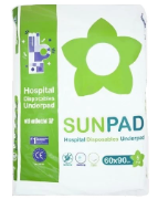 زیرانداز بهداشتی  سان پد مدل 60*90 بسته 5 عددی