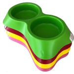 ظرف غذای دو قلو سگ و گربه استپ دار