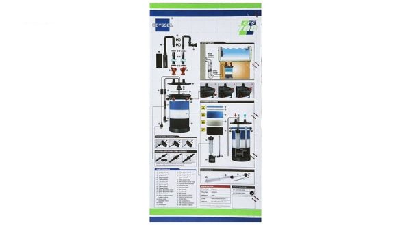 فیلتر تصفیه آب آکواریوم اودیسه مدل CFS 700 با لامپ UV